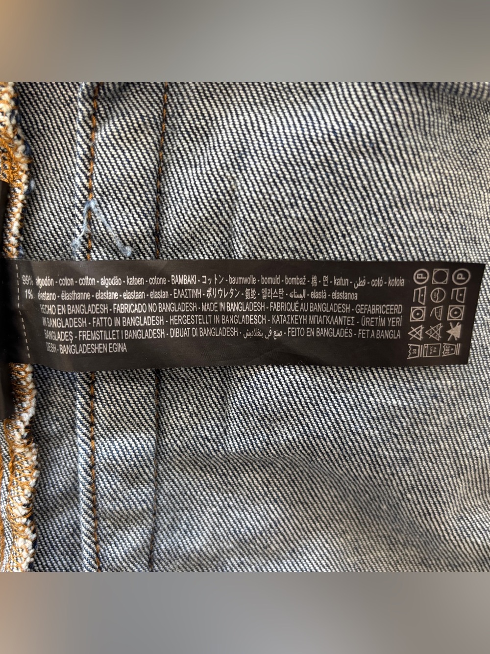 Zara Men's Medium Denim Jacket Classic Jean Jacket - Picture 12 of 16